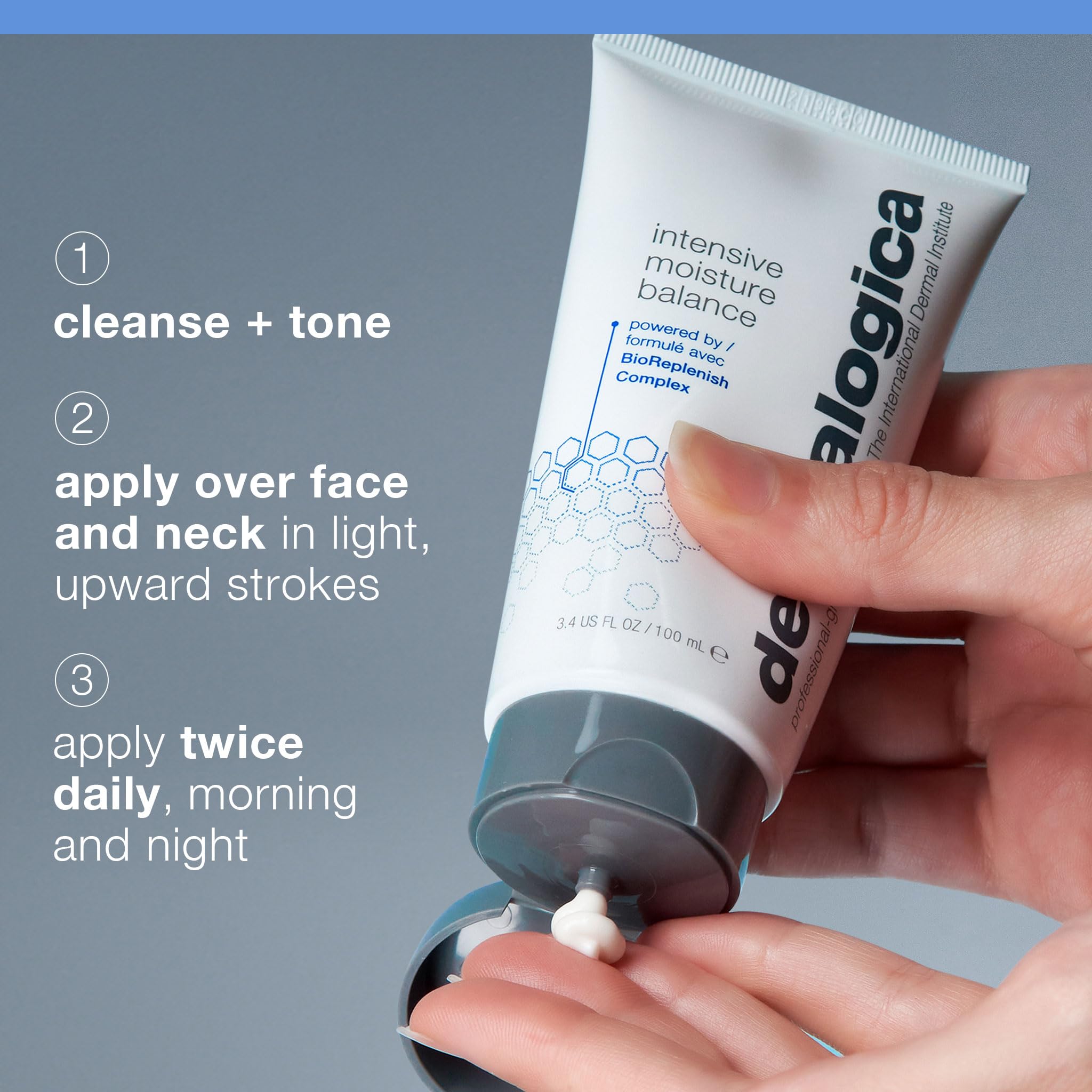 Dermalogica Intensive Moisture Balance – acide lactique pour lissage léger.