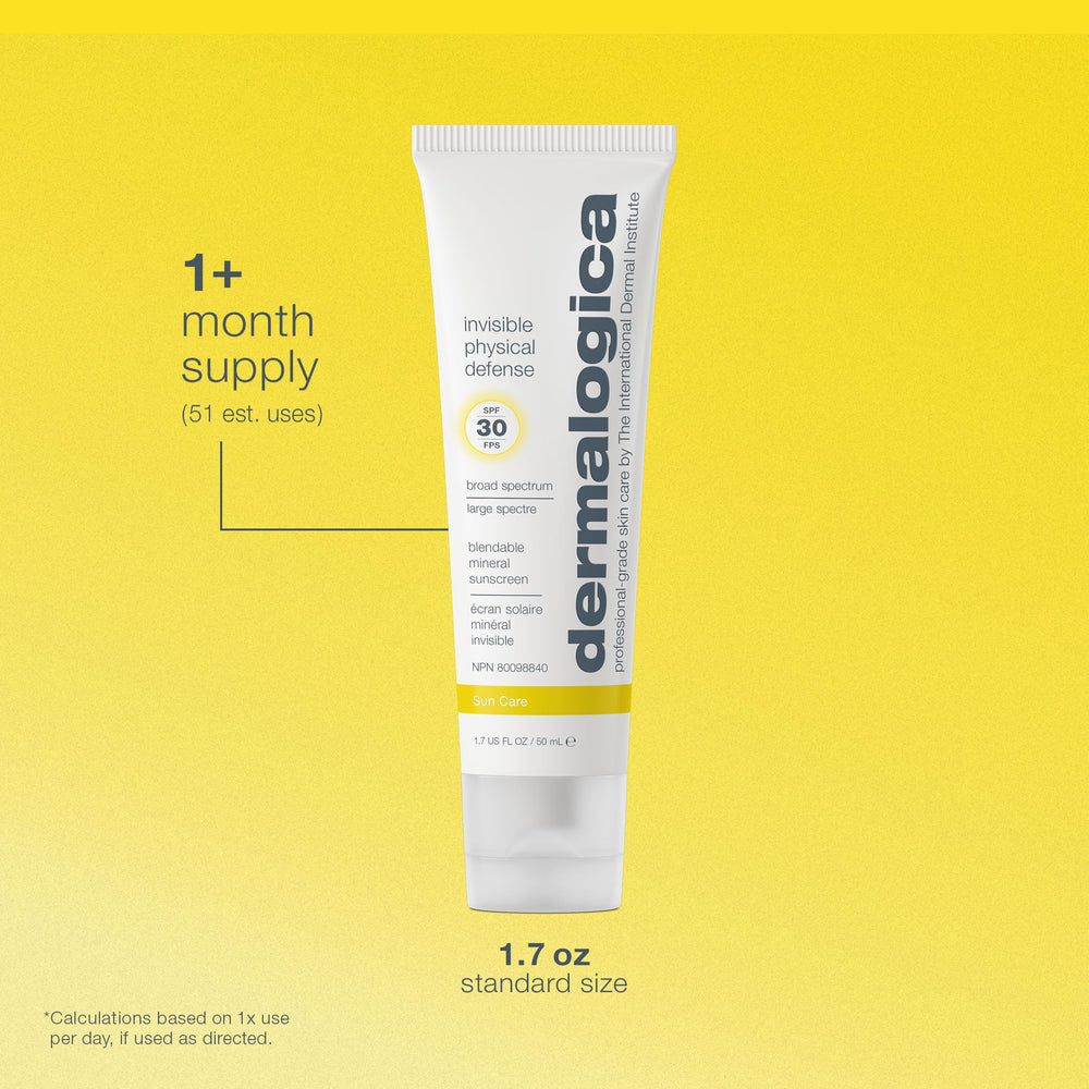 Finition non-grasse Dermalogica Invisible Physical Defense SPF30.