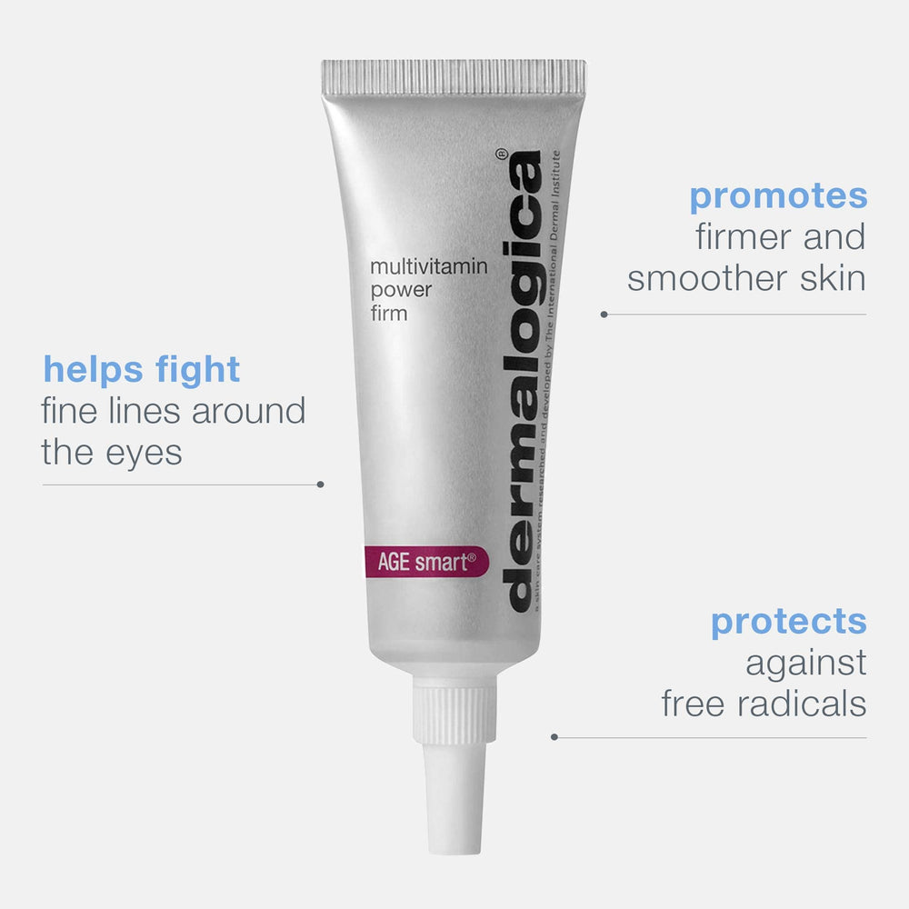 Texture lissage yeux Dermalogica Power Firm pour un contour net et homogène.