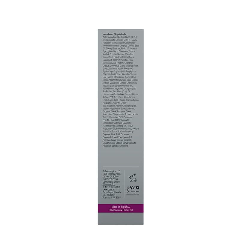 Dermalogica Multivitamin Power Recovery Masque — texture crème, peau plus souple et douce.