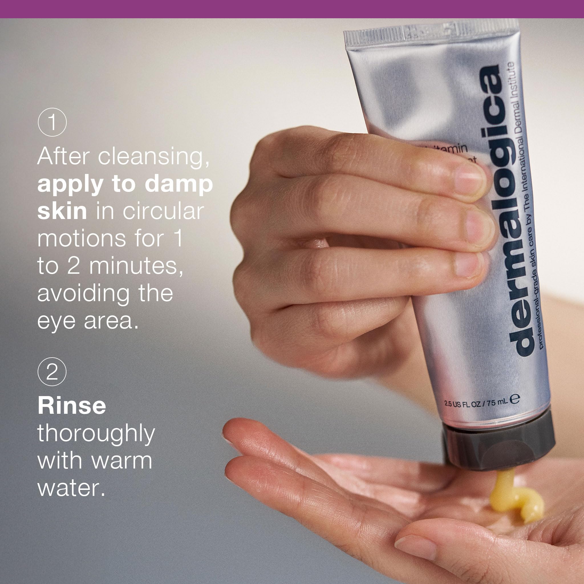 Dermalogica Multivitamin Thermafoliant, absorption optimisée des actifs cutanés.