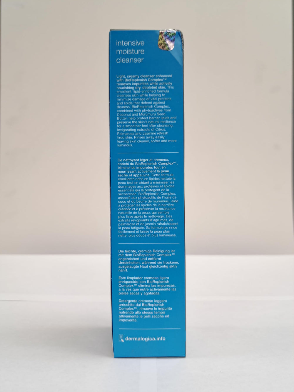 Rinçage rapide avec Dermalogica nettoyant hydratant intensif