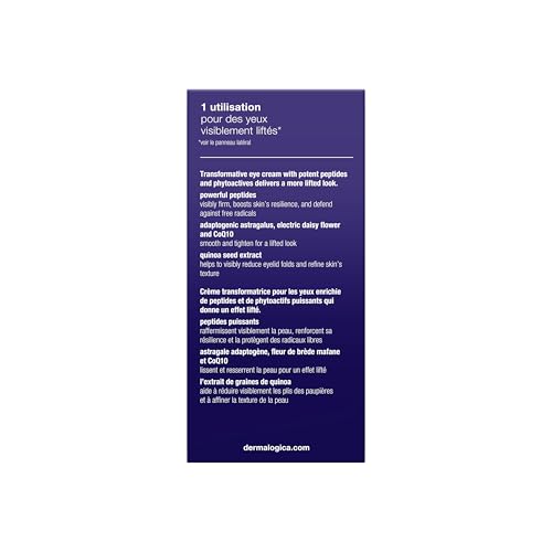 Extrait de quinoa dans Dermalogica Phyto Nature Lifting Eye Cream améliore la texture autour des yeux.
