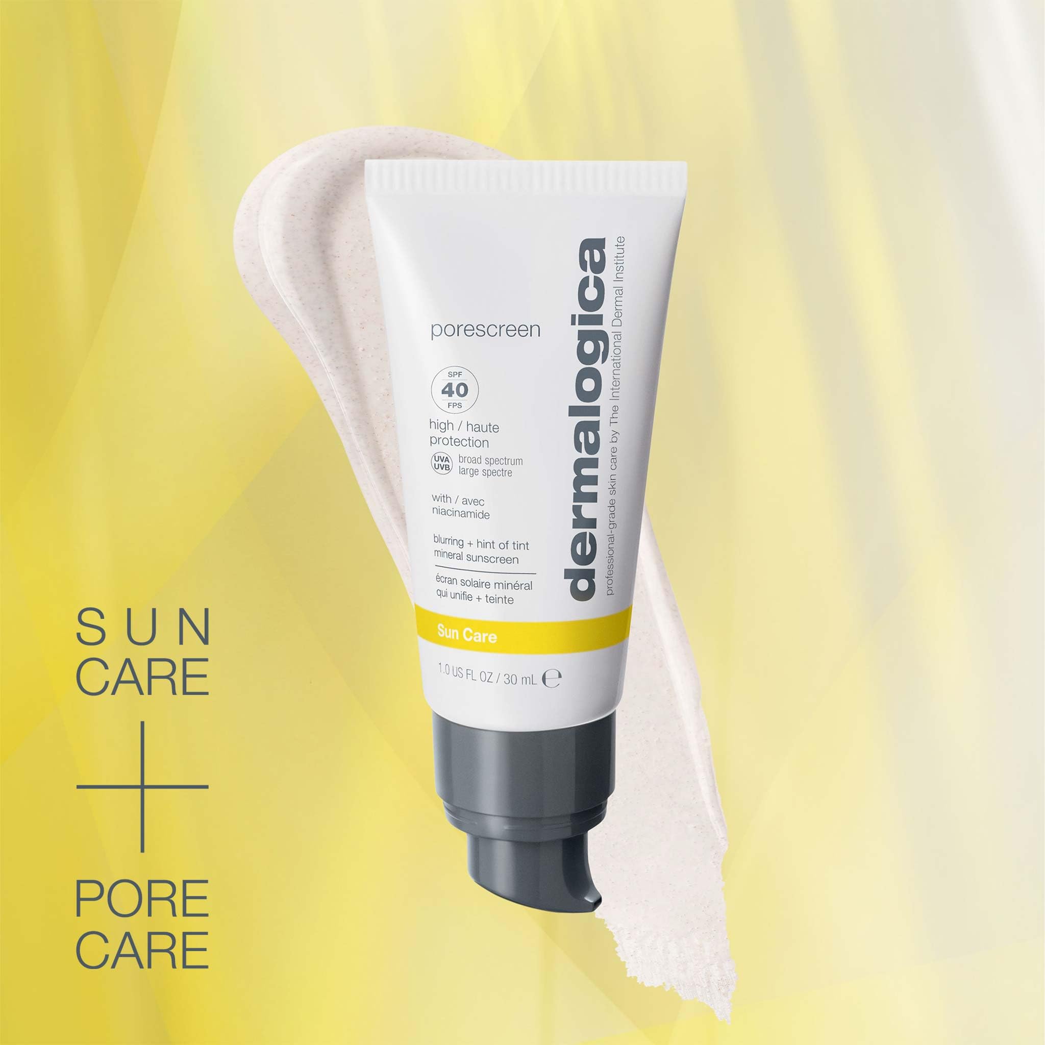 Dermalogica Porescreen SPF40 – Teinte naturelle qui réhausse le teint sans surcharge.