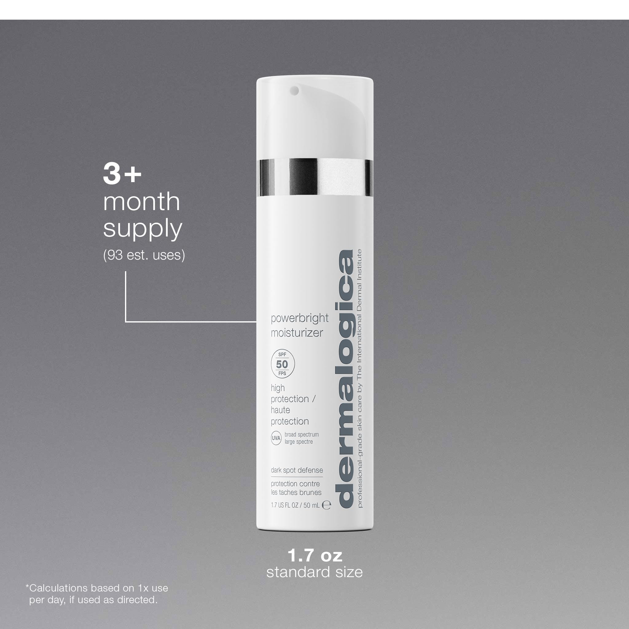 Dermalogica PowerBright absorption rapide, peau prête pour le maquillage.