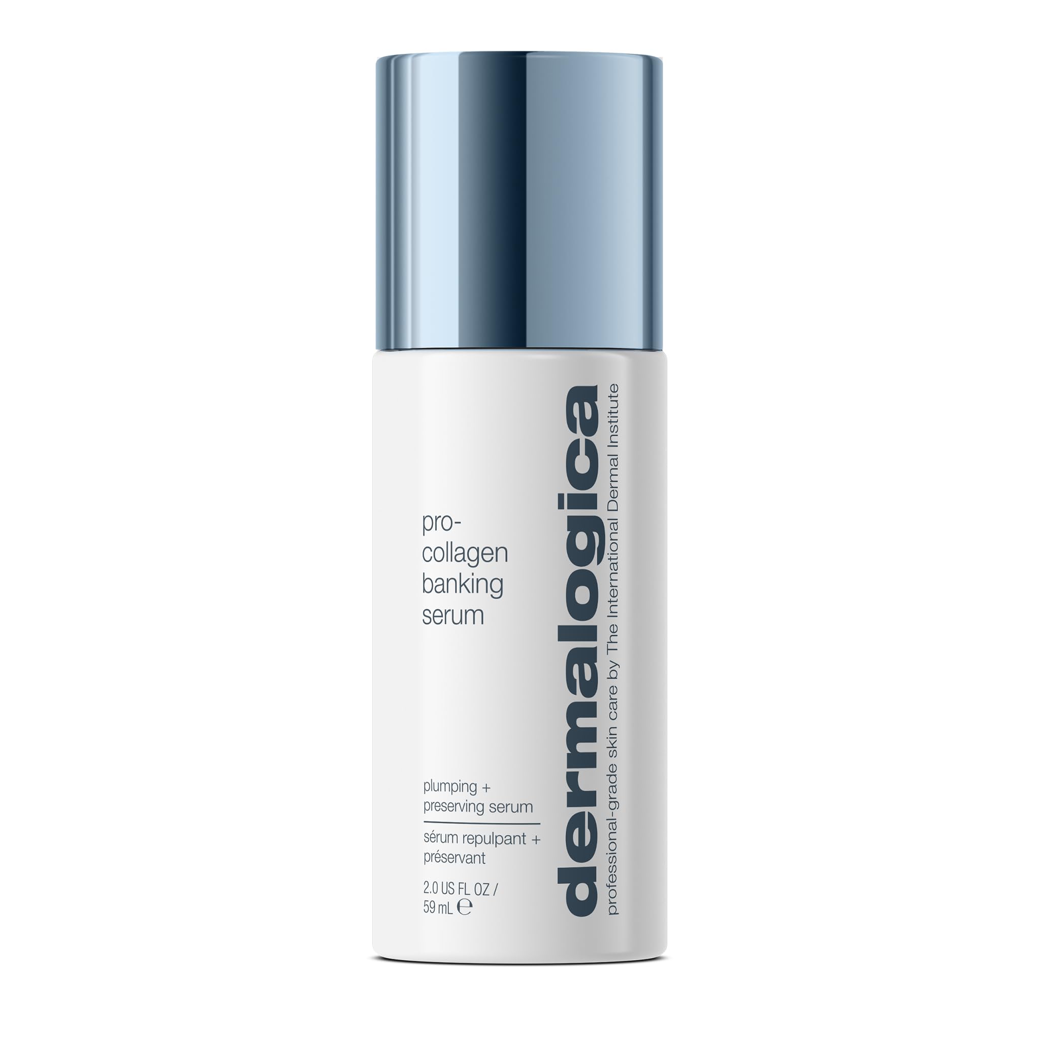 Dermalogica Pro Collagen Banking Serum visuel flacon, hydratation et éclat quotidien