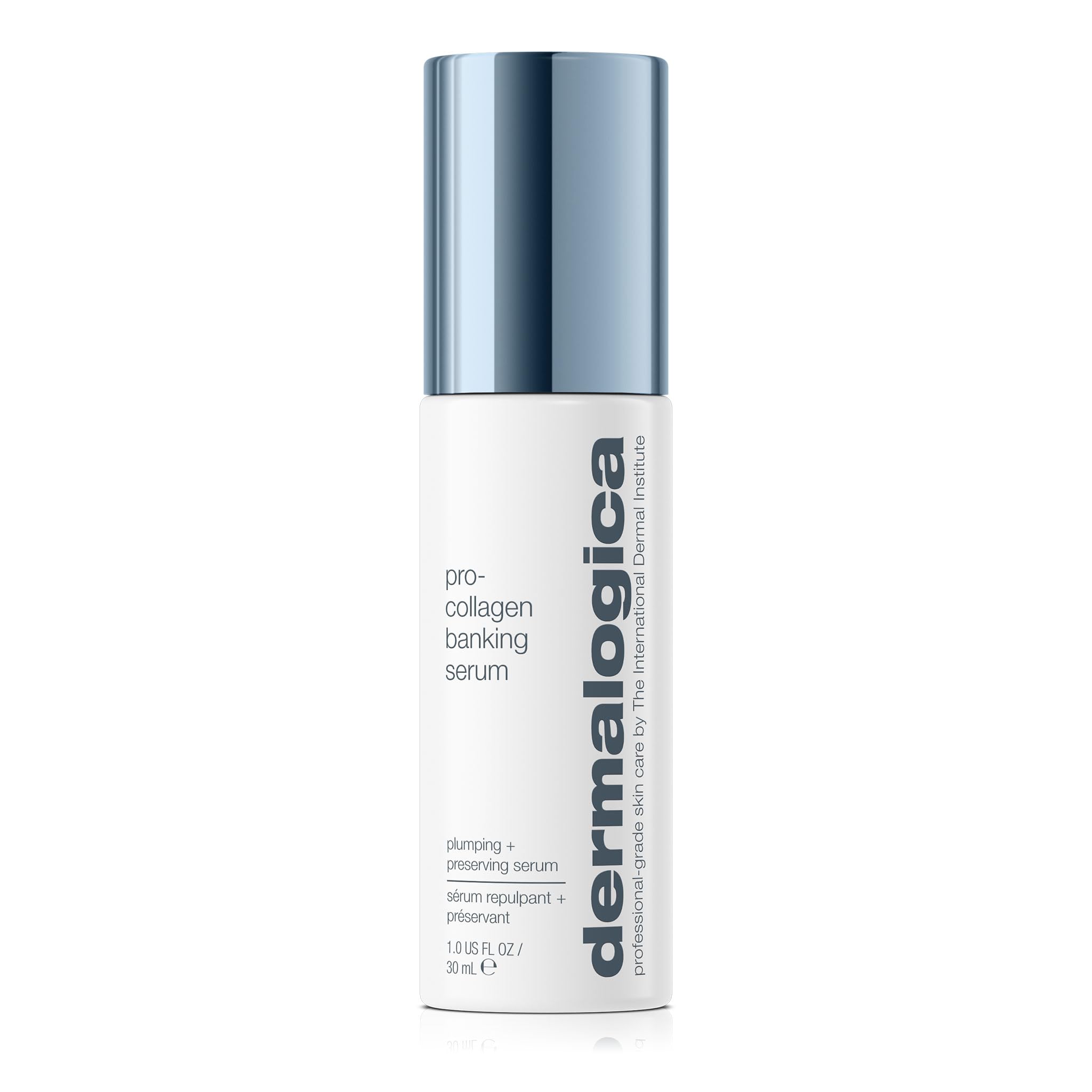 Dermalogica Pro-Collagène Sérum — bouteille, favorise un teint repulpé et lumineux.