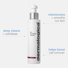 Dermalogica Skin Resurfacing Cleanser – mousse, texture riche qui prépare la peau au soin suivant.