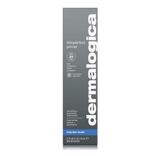 Dermalogica Skinperfect Primer SPF30, bouteille élégante prête au maquillage.
