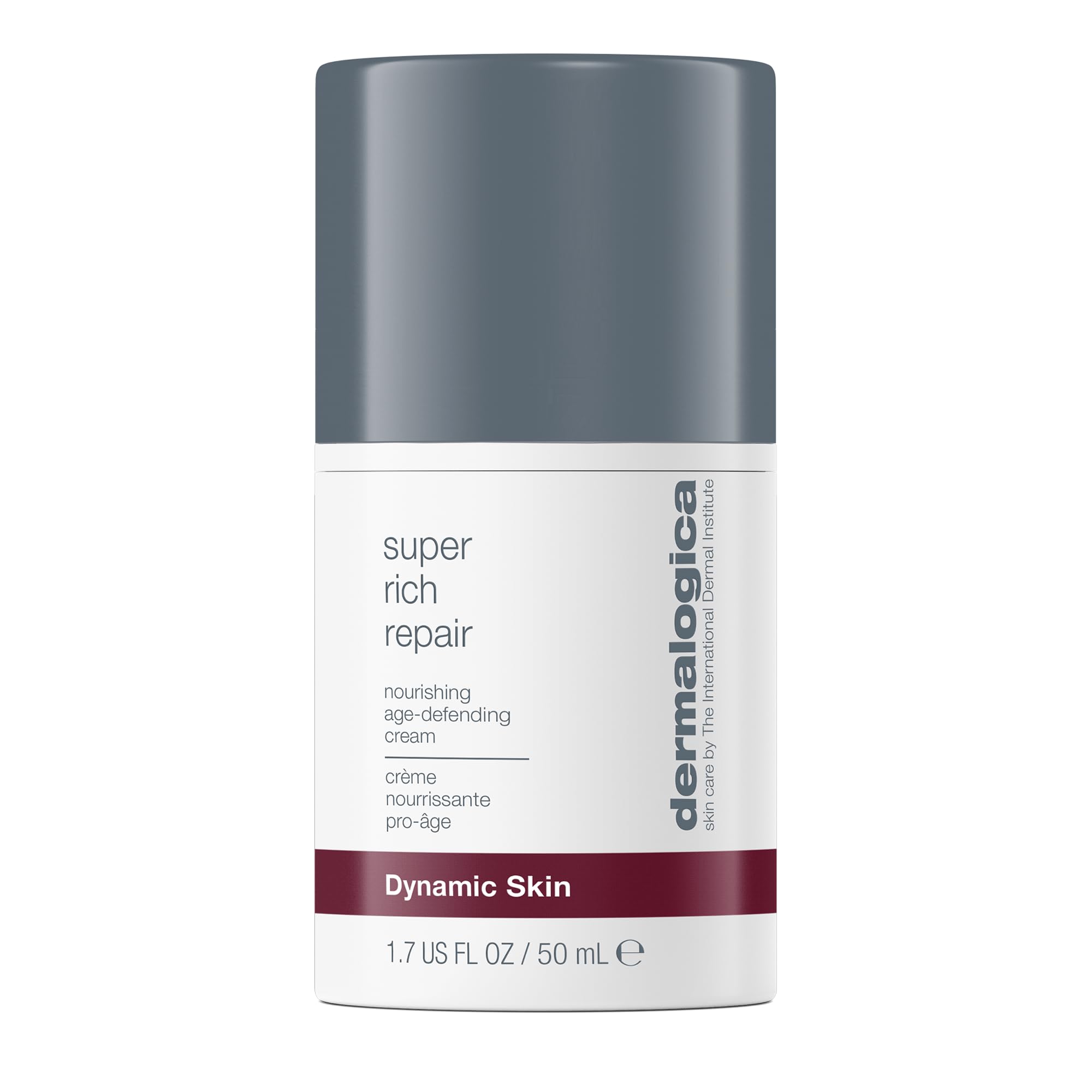 Dermalogica Super Rich Repair – flacon pompe, soin nourrissant pour peau sèche.