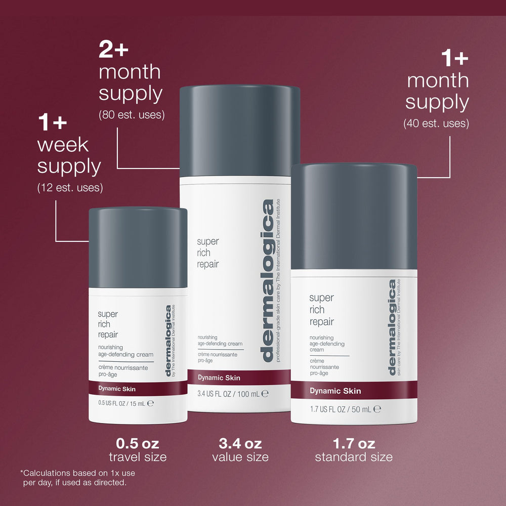 Dermalogica Super Rich Repair – toucher velouté qui pénètre sans effort.