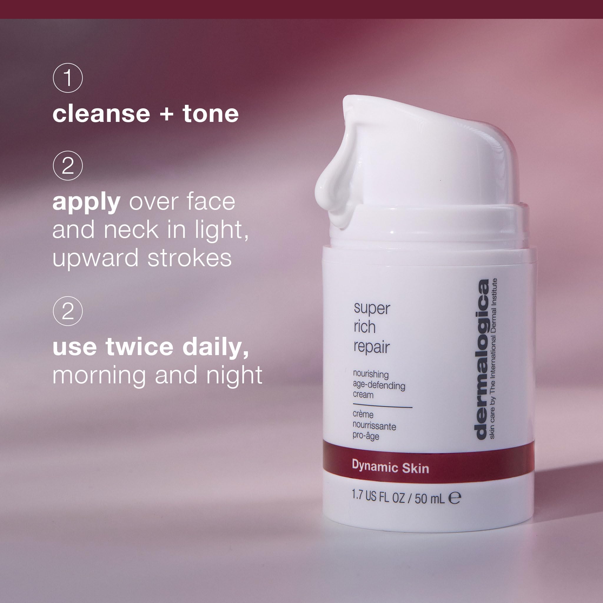 Dermalogica Super Rich Repair – antioxydants et onagre pour protecteur cutané.