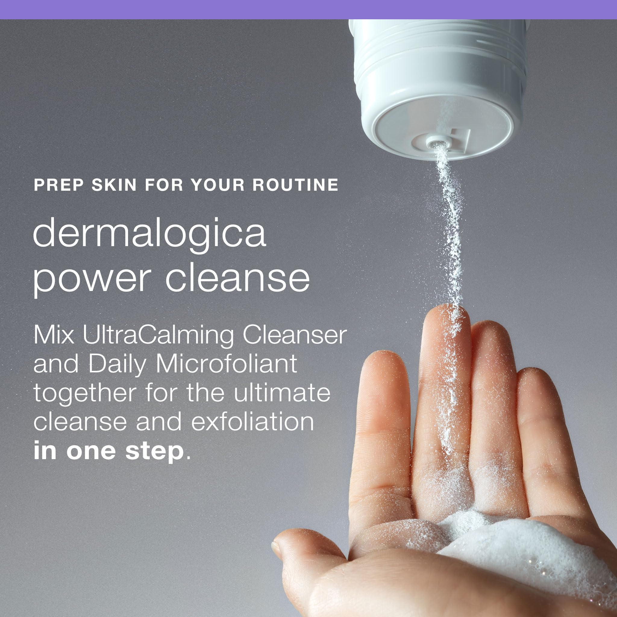 Barrière cutanée renforcée après Dermalogica Ultracalming Cleanser, sensation de calme post-nettoyage.