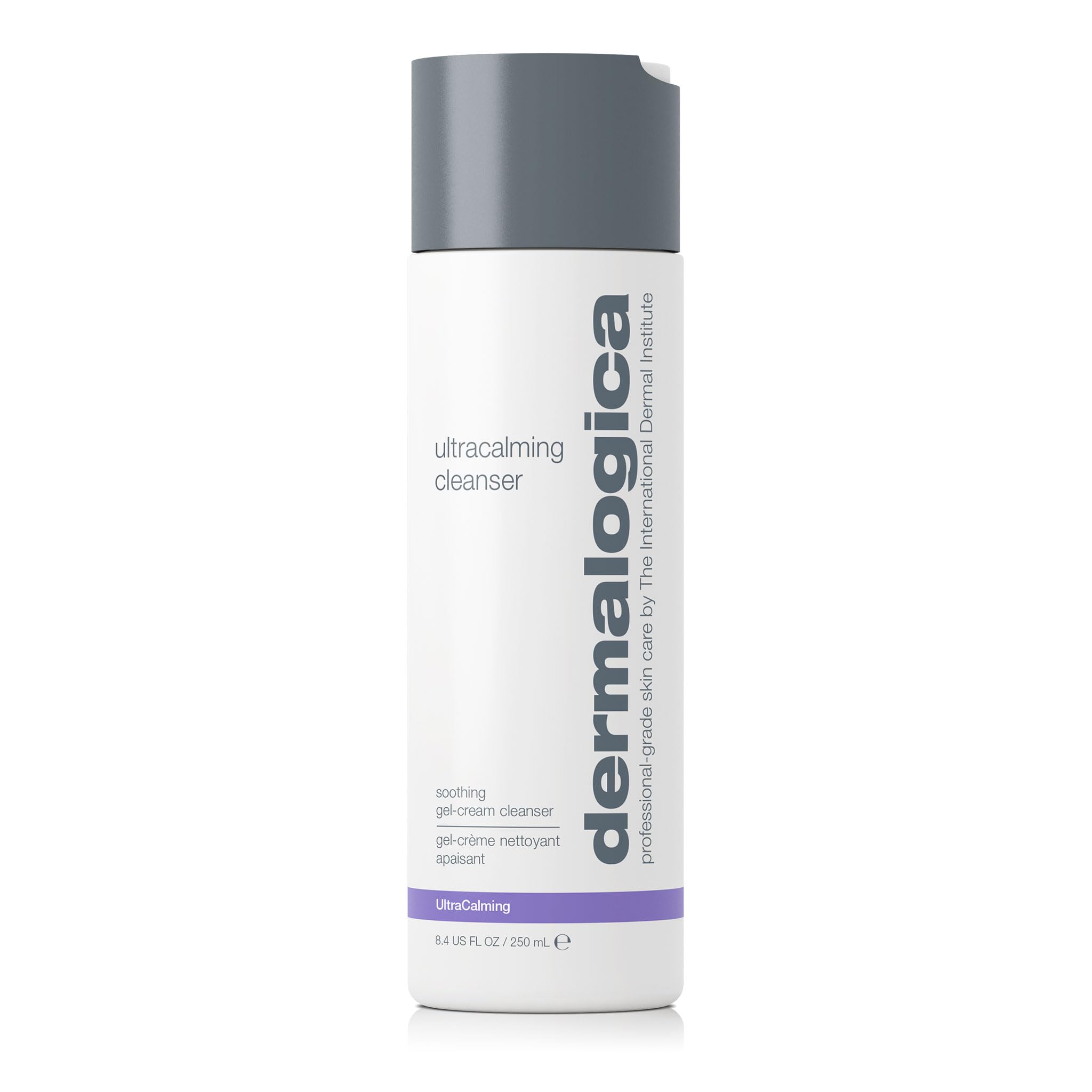 Dermalogica Ultracalming Cleanser – bouteille, nettoyage doux pour peau sensible et réactive.