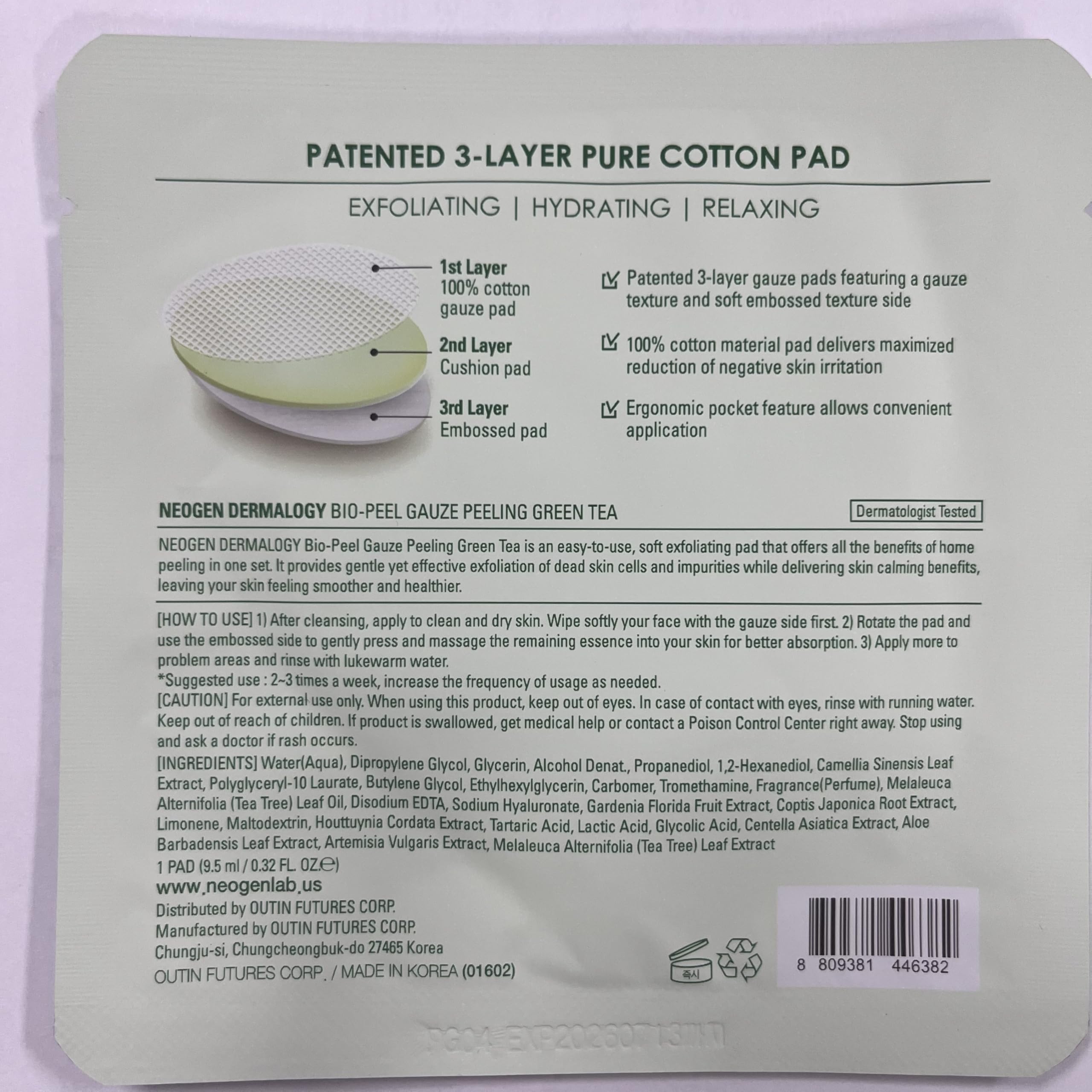 Teint lumineux et uniforme après l’utilisation des DERMALOGY Bio-Peel Gauze Pads