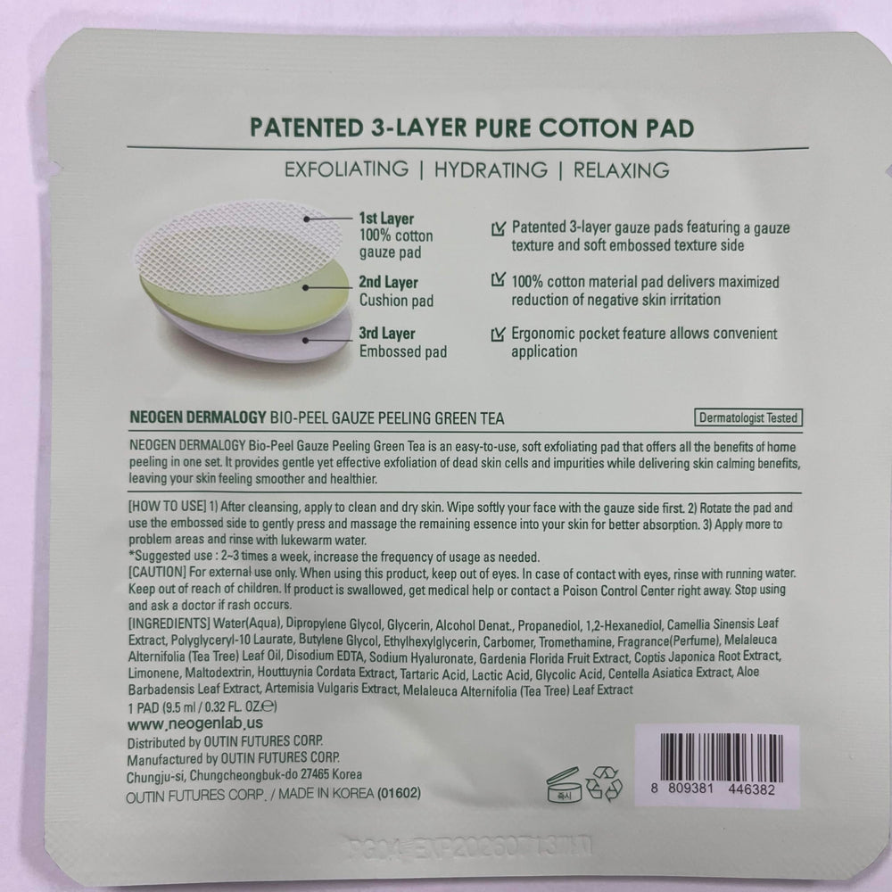 Teint lumineux et uniforme après l’utilisation des DERMALOGY Bio-Peel Gauze Pads