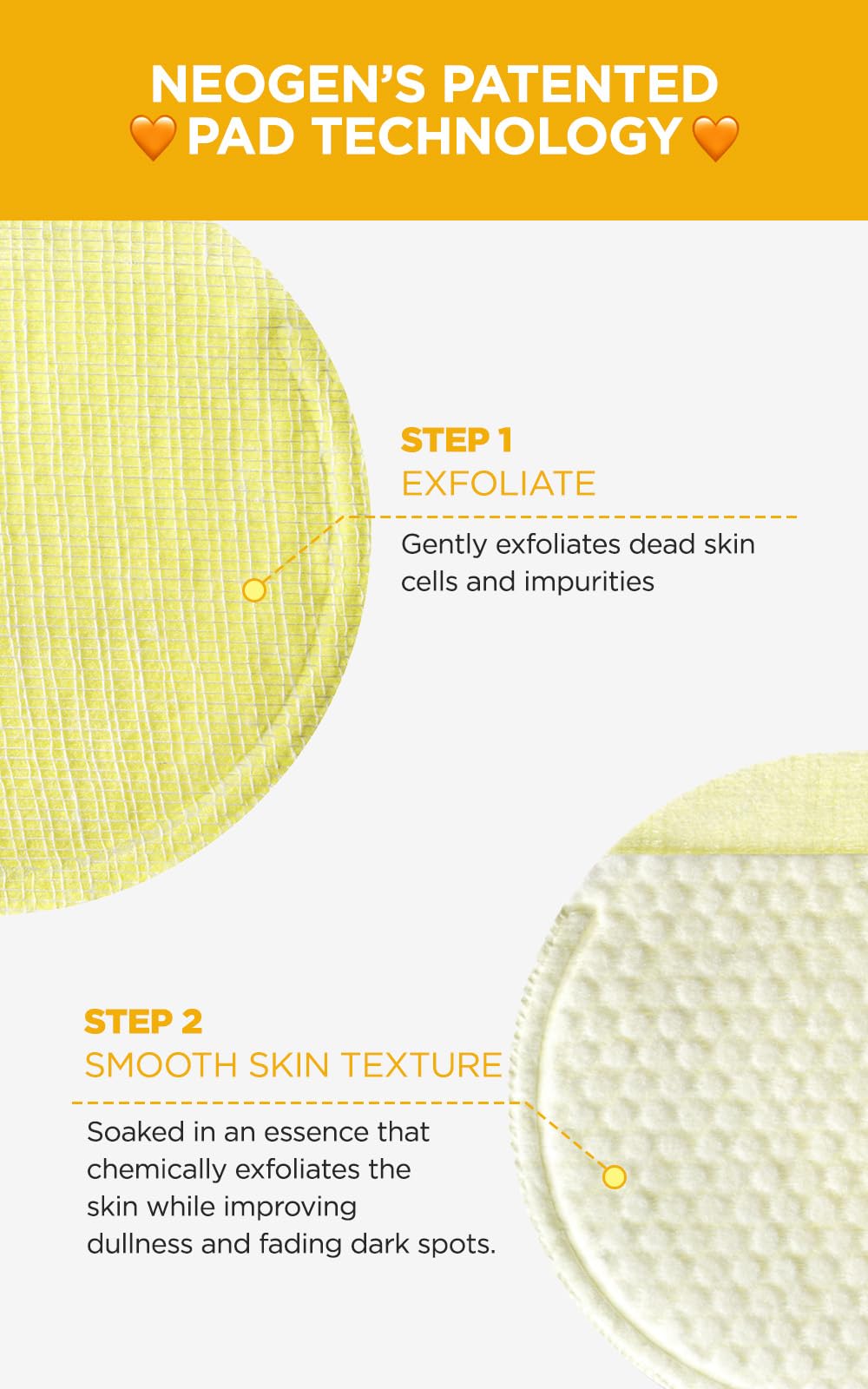 DERMALOGY Bio-Peel Lingettes Citron: mise en valeur d’une exfoliation légère.