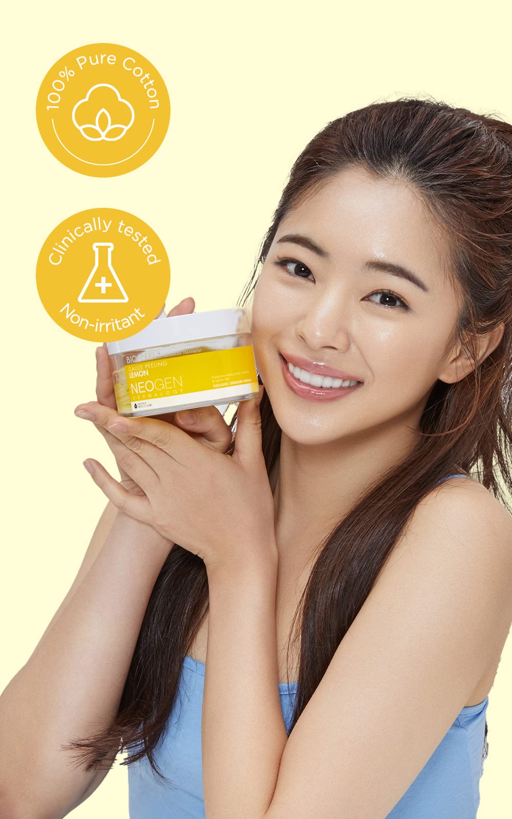 DERMALOGY Bio-Peel Gauze Lemon, lemongrass: parfum frais et fraîcheur durable
