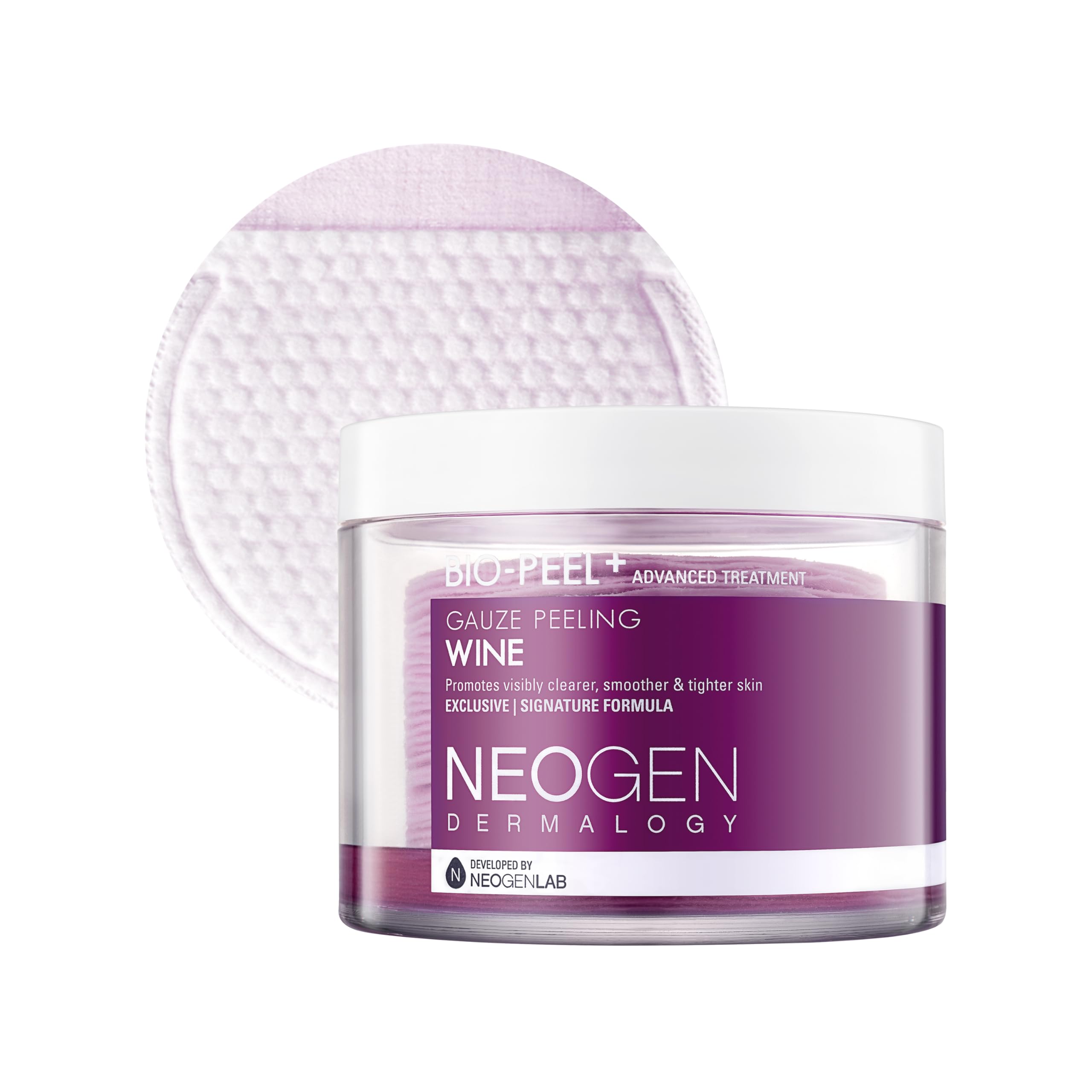 DERMALOGY NEOGENLAB Bio-Peel Gauze Wine Pads exfoliation douce pour peau lumineuse