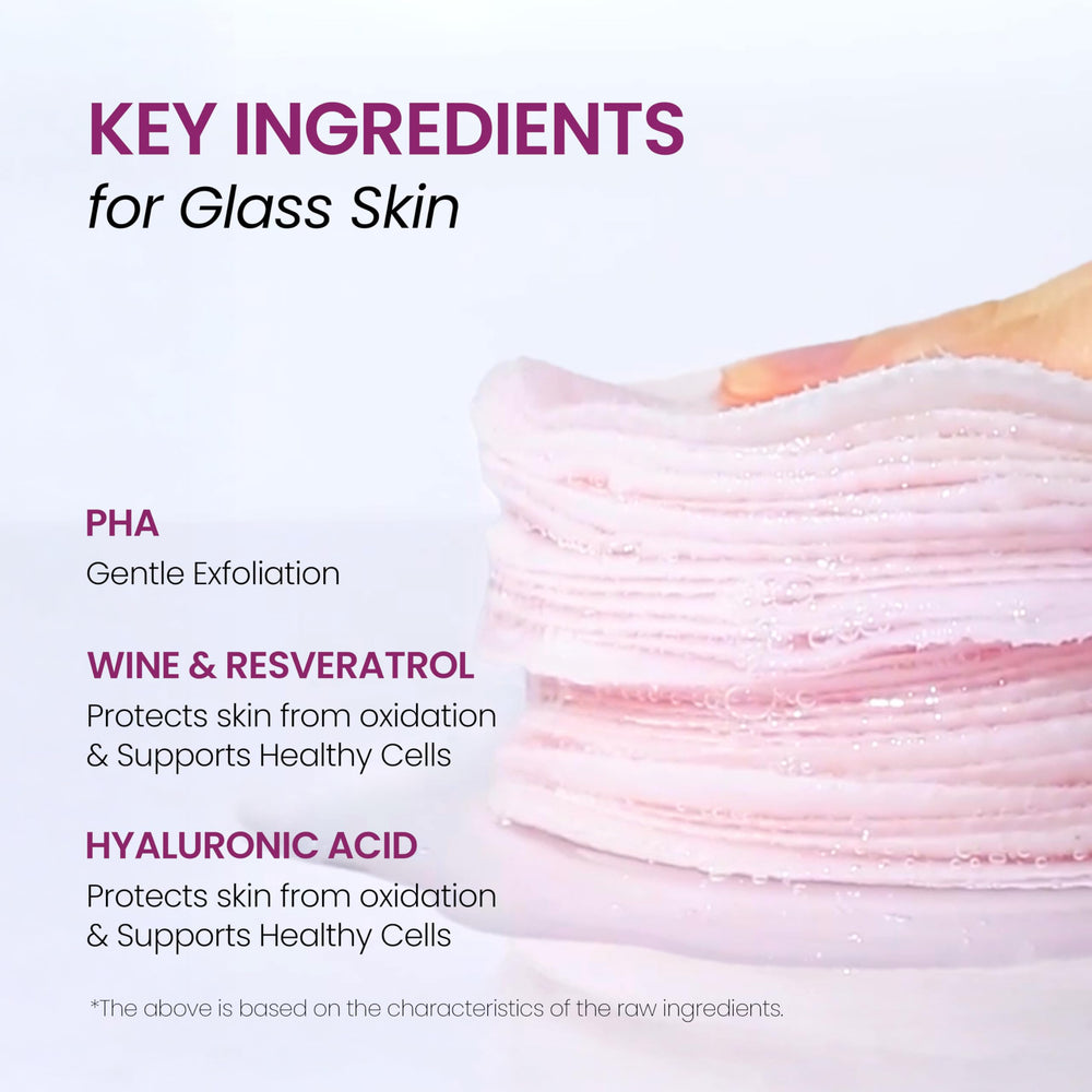 DERMALOGY NEOGENLAB Bio-Peel Gauze Wine Pads exfoliation chimique et physique pour peau nette