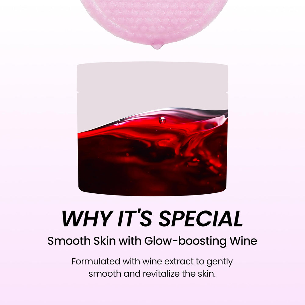 DERMALOGY NEOGENLAB Bio-Peel Gauze Wine Pads resveratrol et antioxydants protègent la peau