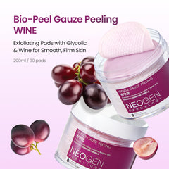 DERMALOGY NEOGENLAB Bio-Peel Gauze Wine Pads texture gauze 3 couches efficace en douceur