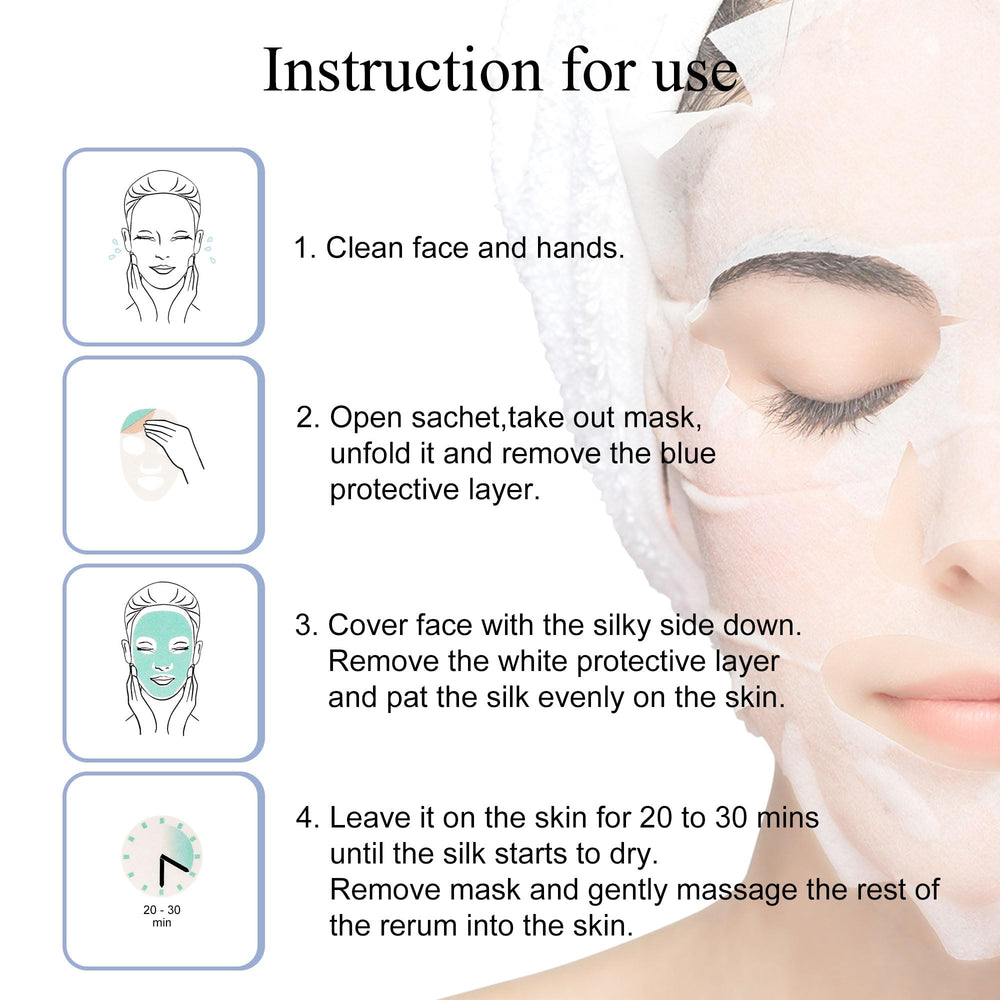 Dermaroller Masque Visage Vitamine E, éclat du teint