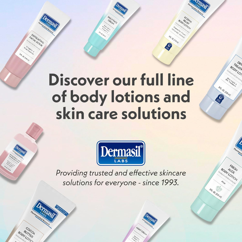 Dermasil bottle pump close-up demonstrating ergonomic dispensing for daily use