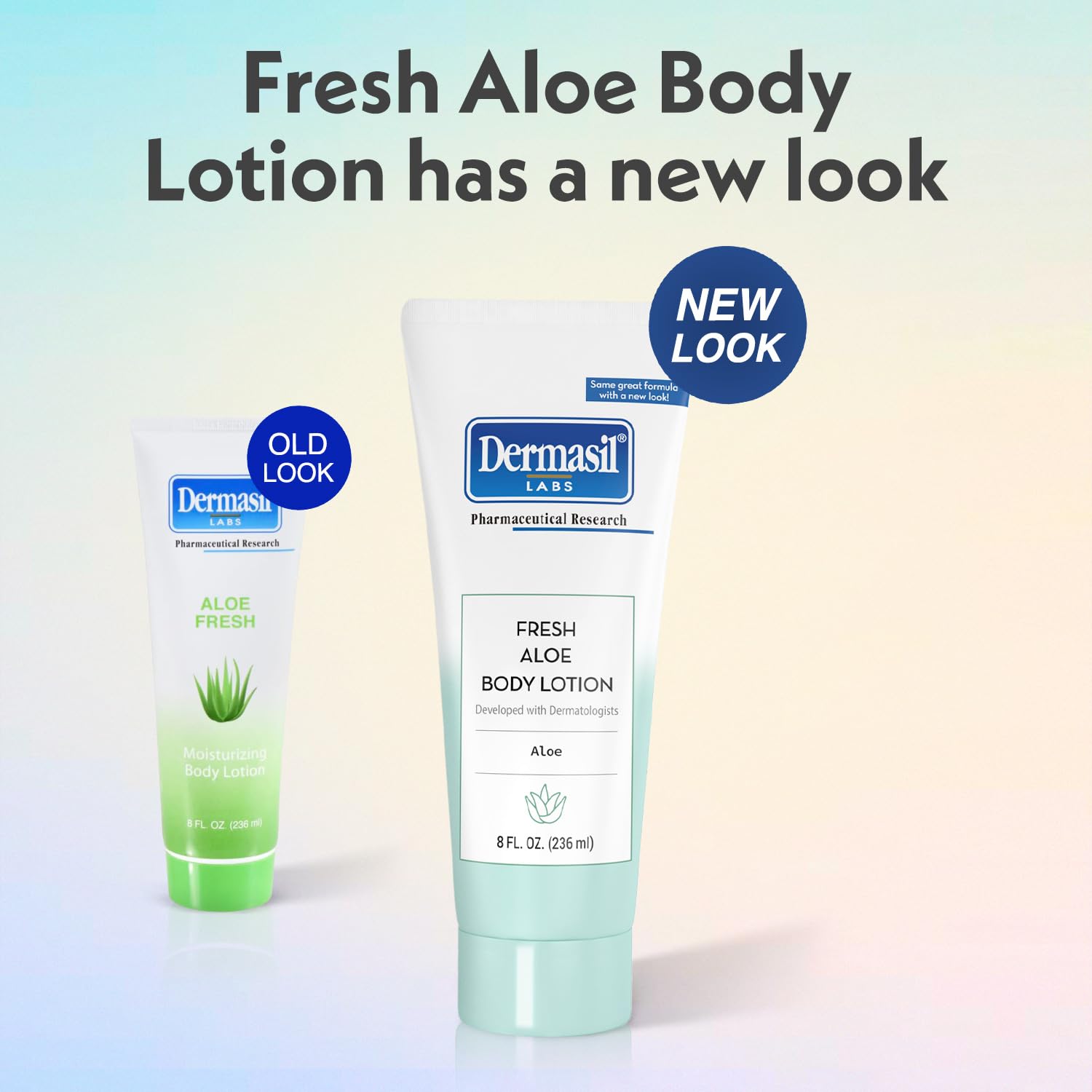 Dermasil lotion silky non-greasy texture for smooth skin after application