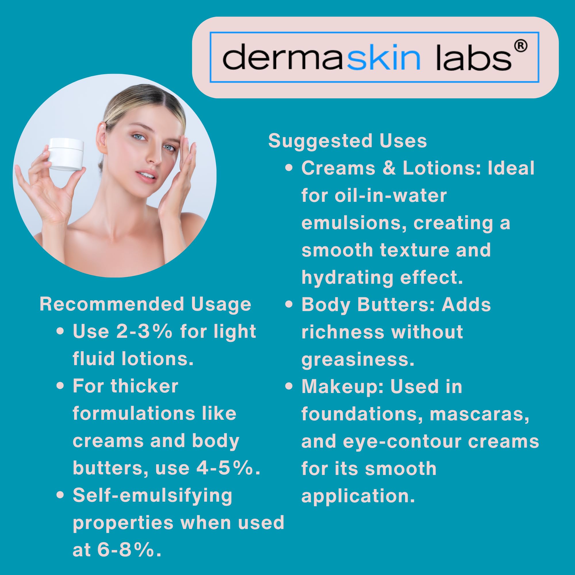 Produit COSMOS EcoCertifié pour des formulations clean et vegan
