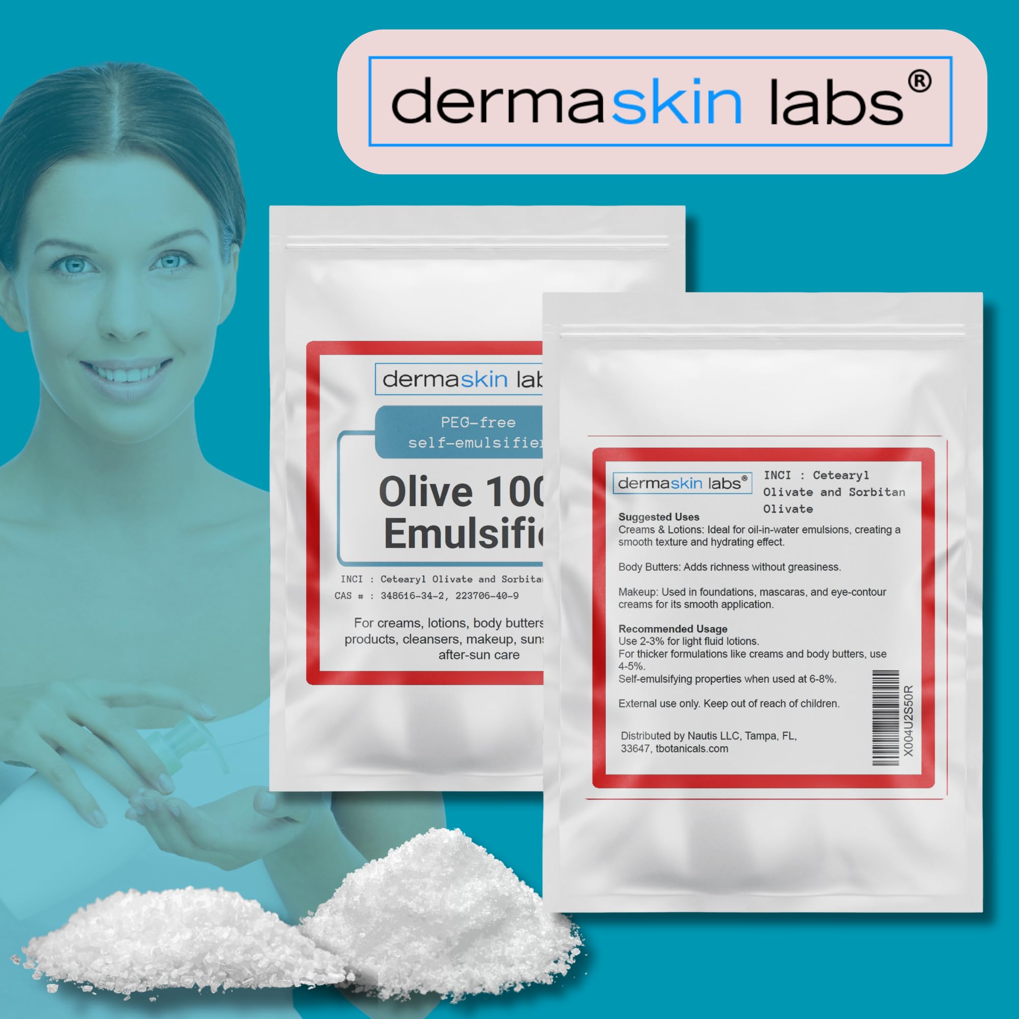 Bouteille pratique Dermaskin Labs pour recettes DIY