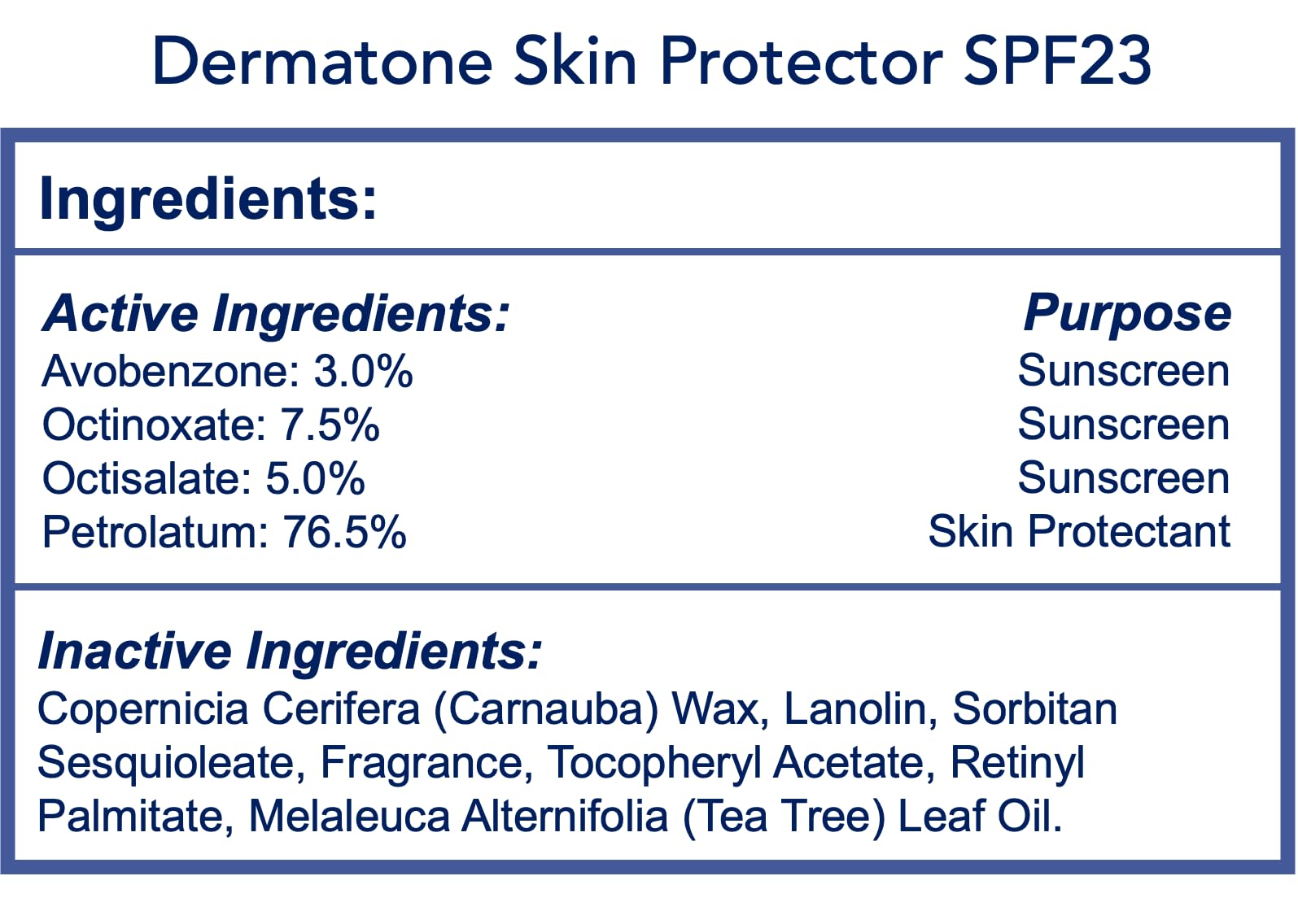 Dermatone barrière contre le froid et le vent, peau protégée.