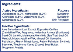 Emballage Dermatone: baume lèvres SPF30 pour un usage nomade.