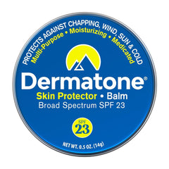 Dermatone baume protection visage et lèvres SPF23, idéal pour le soleil.