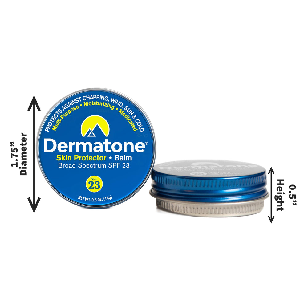 Dermatone holiday gift set tin showcases versatile skin protection.