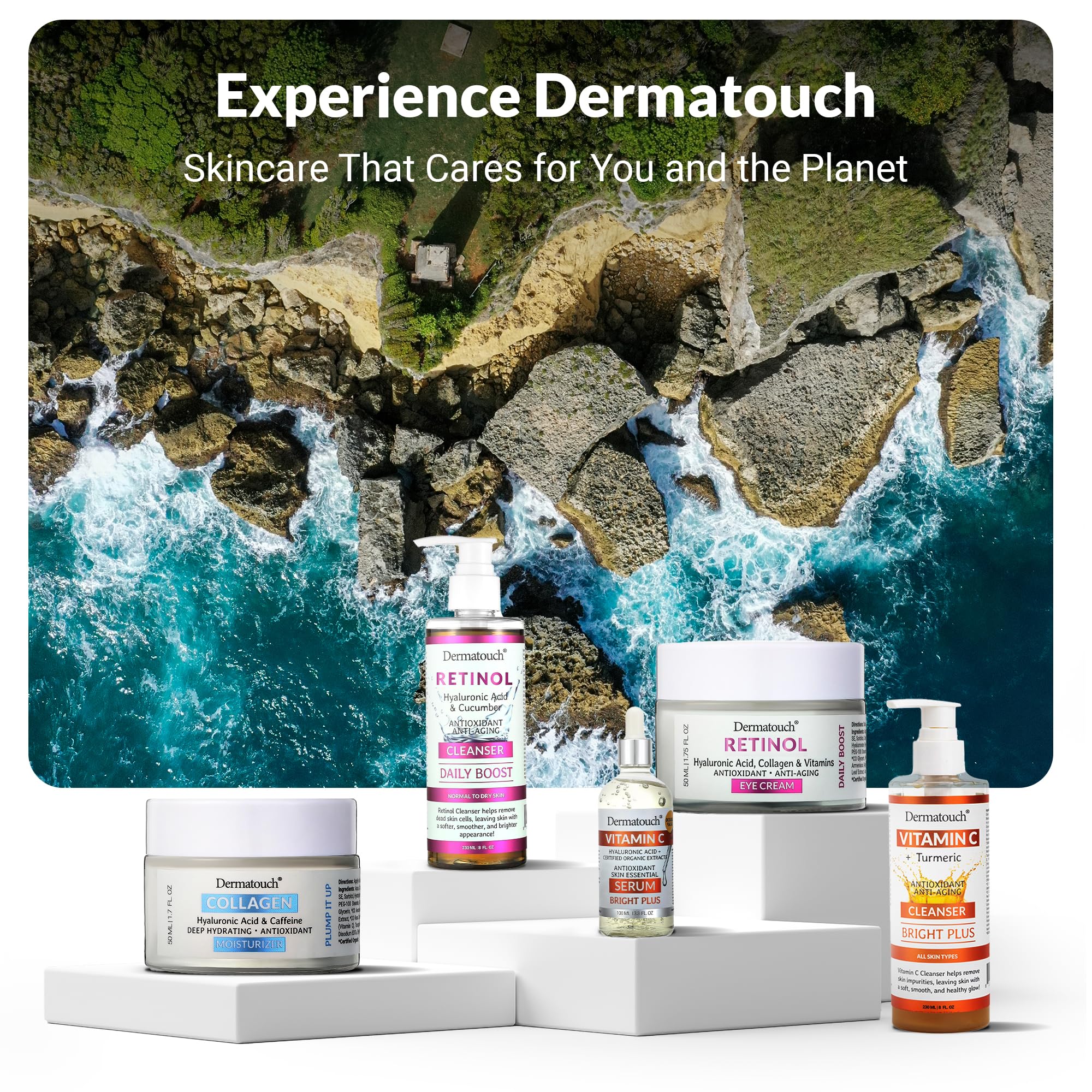 DERMATOUCH nettoyage matin et soir – Utilisation facile pour une peau propre.
