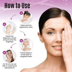 DERMAXGEN contour yeux crème, zone cernes et poches pour regard net