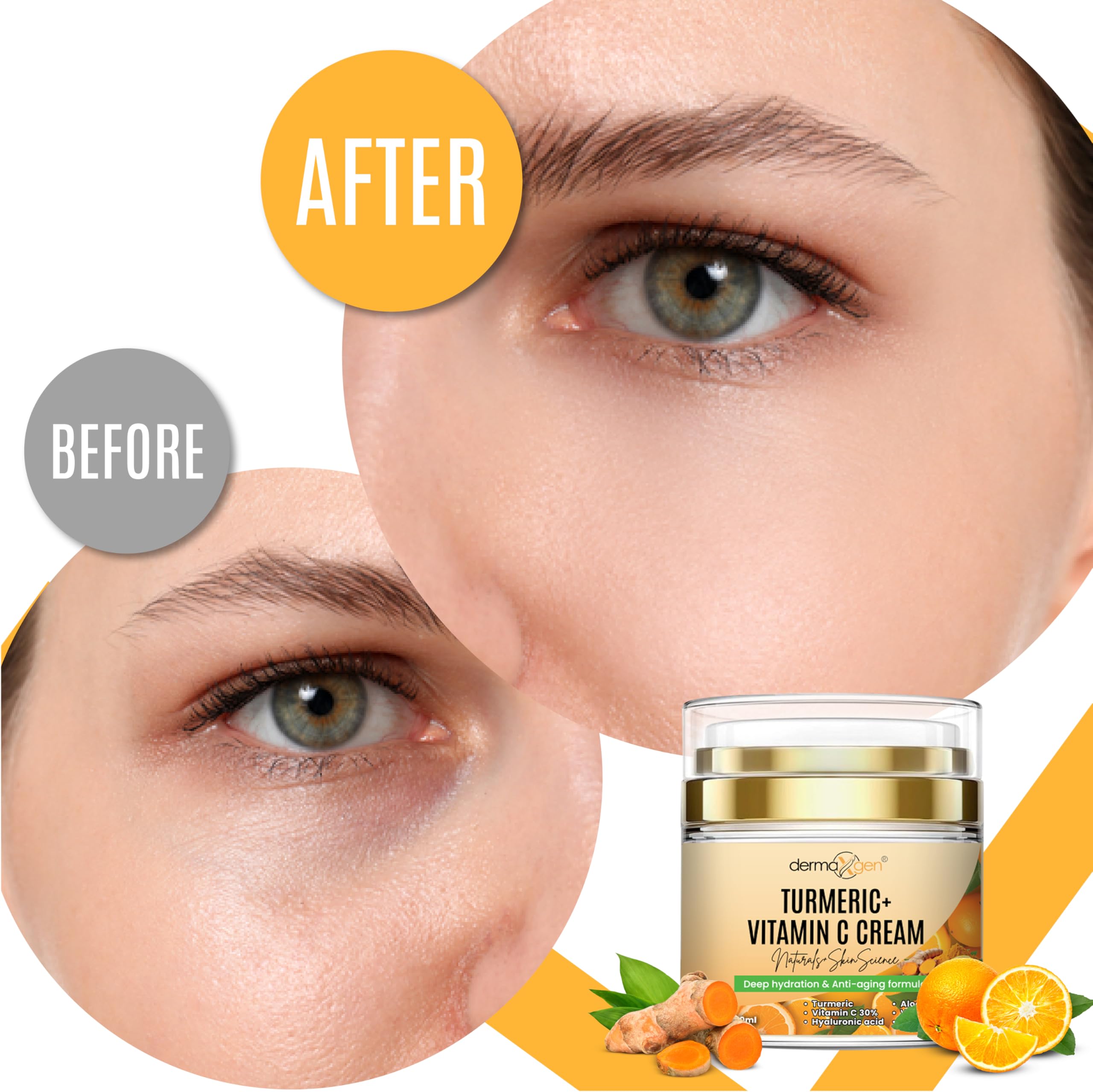 DERMAXGEN Crème visage aloe vera et jojoba pour hydrater en profondeur.