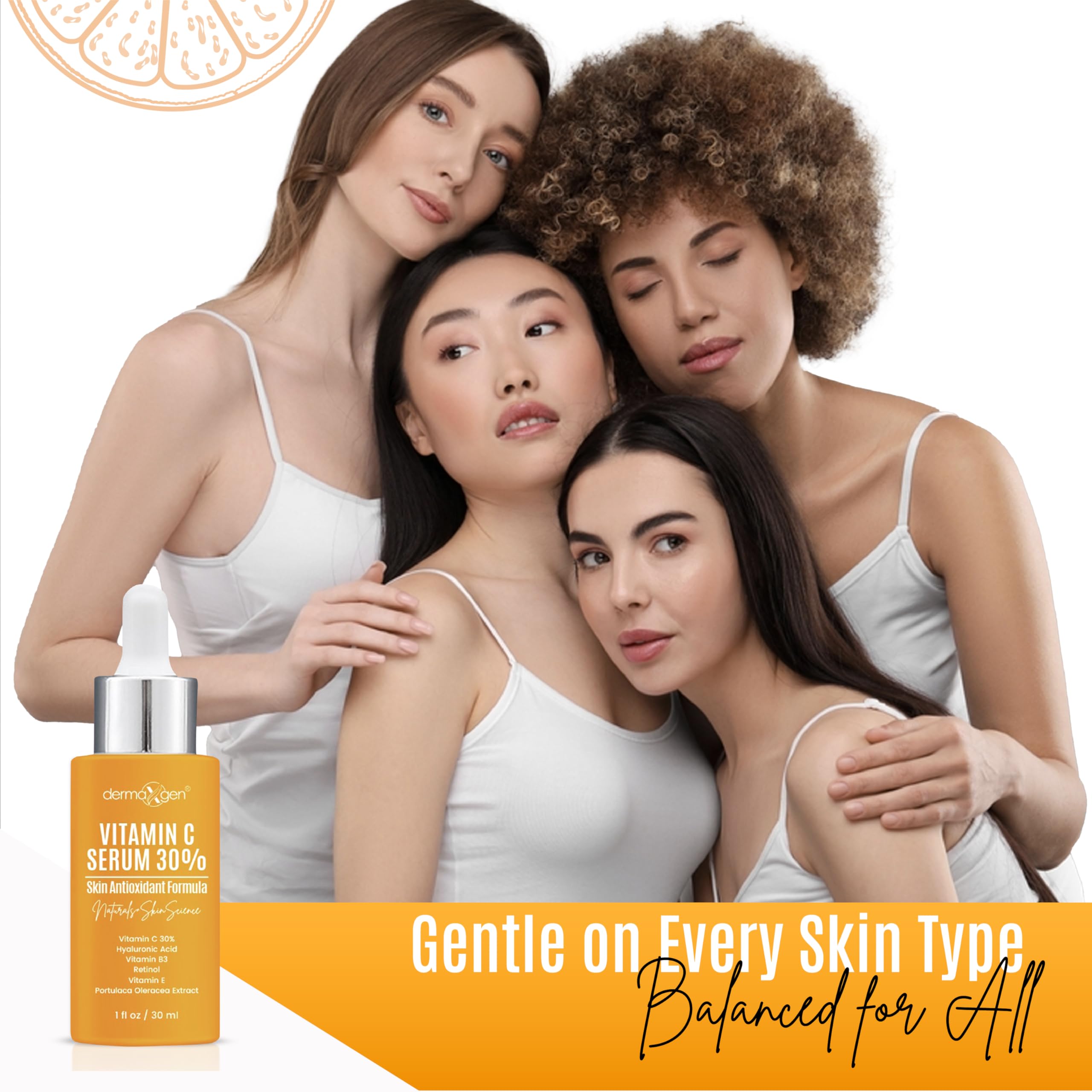 DERMAXGEN Sérum Vitamine C 30% – sans parabènes ni parfums artificiels