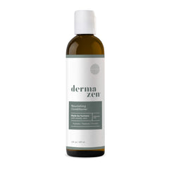 Dermazen Nourrissant : bouteille du conditionneur montrant une hydratation en profondeur.