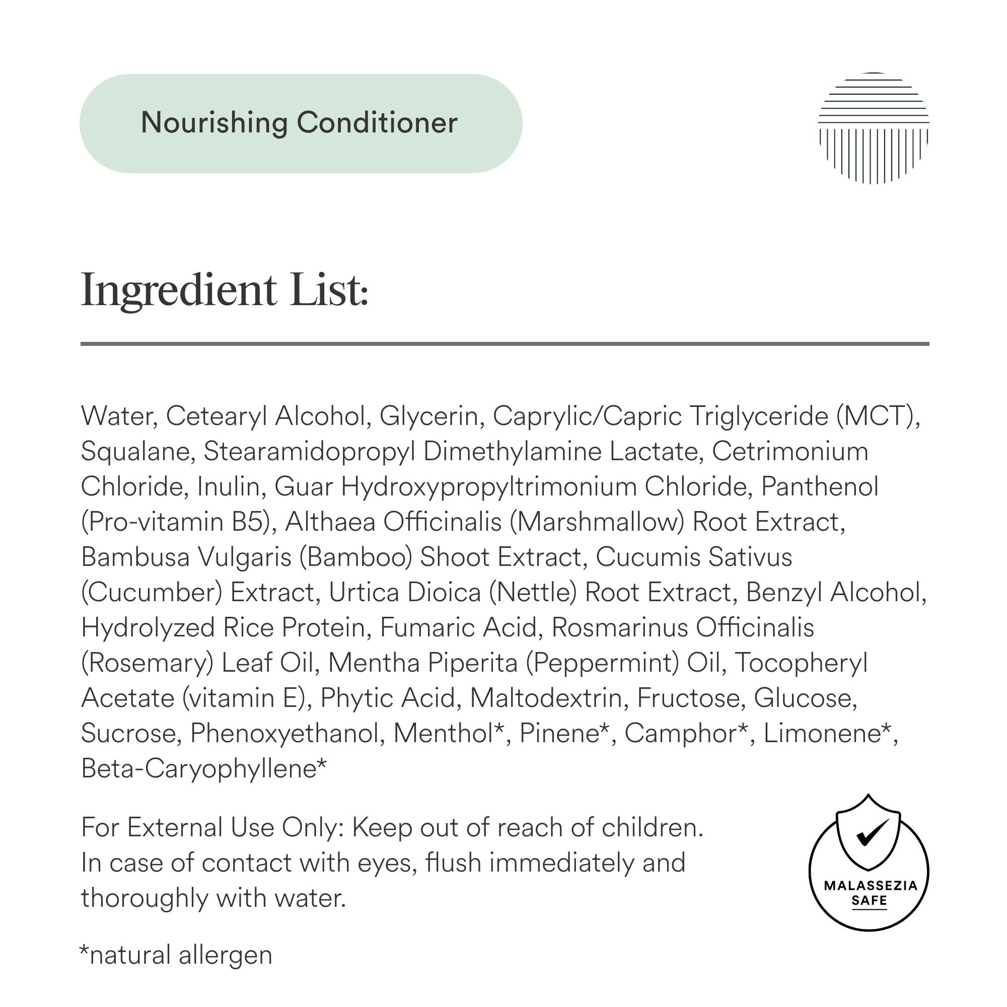Dermazen Nourrissant : texture-creme montrant une douceur satinée pour cheveux.
