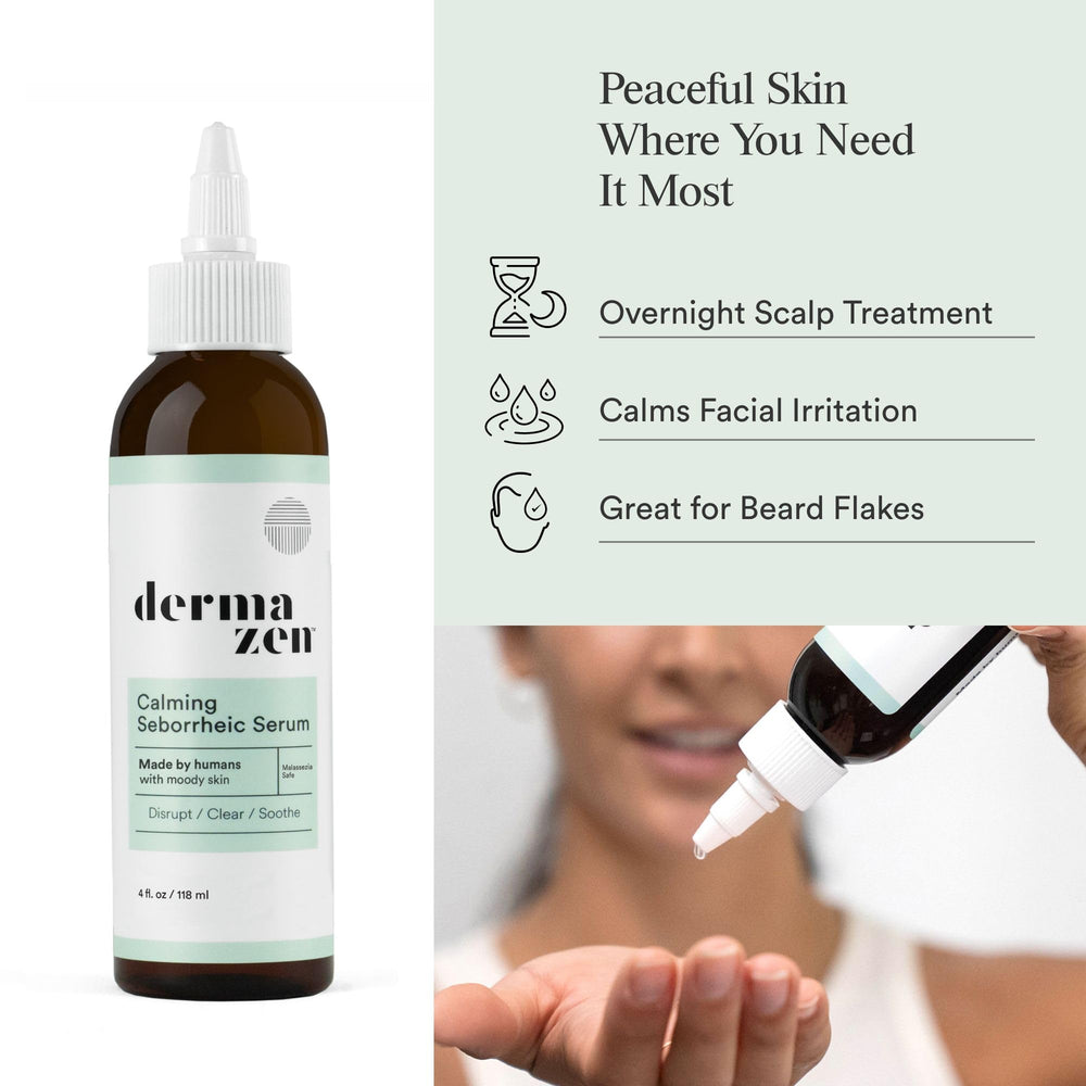 Dermazen sérum apaisant application mains sur peau