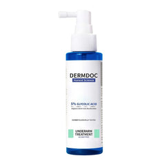 DermDoc peau des aisselles douce et propre après usage.