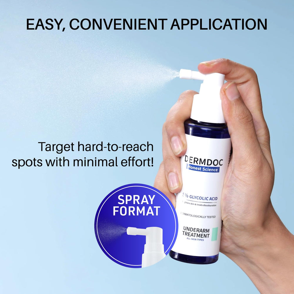 DermDoc soin quotidien aisselles, format pratique 100 ml.