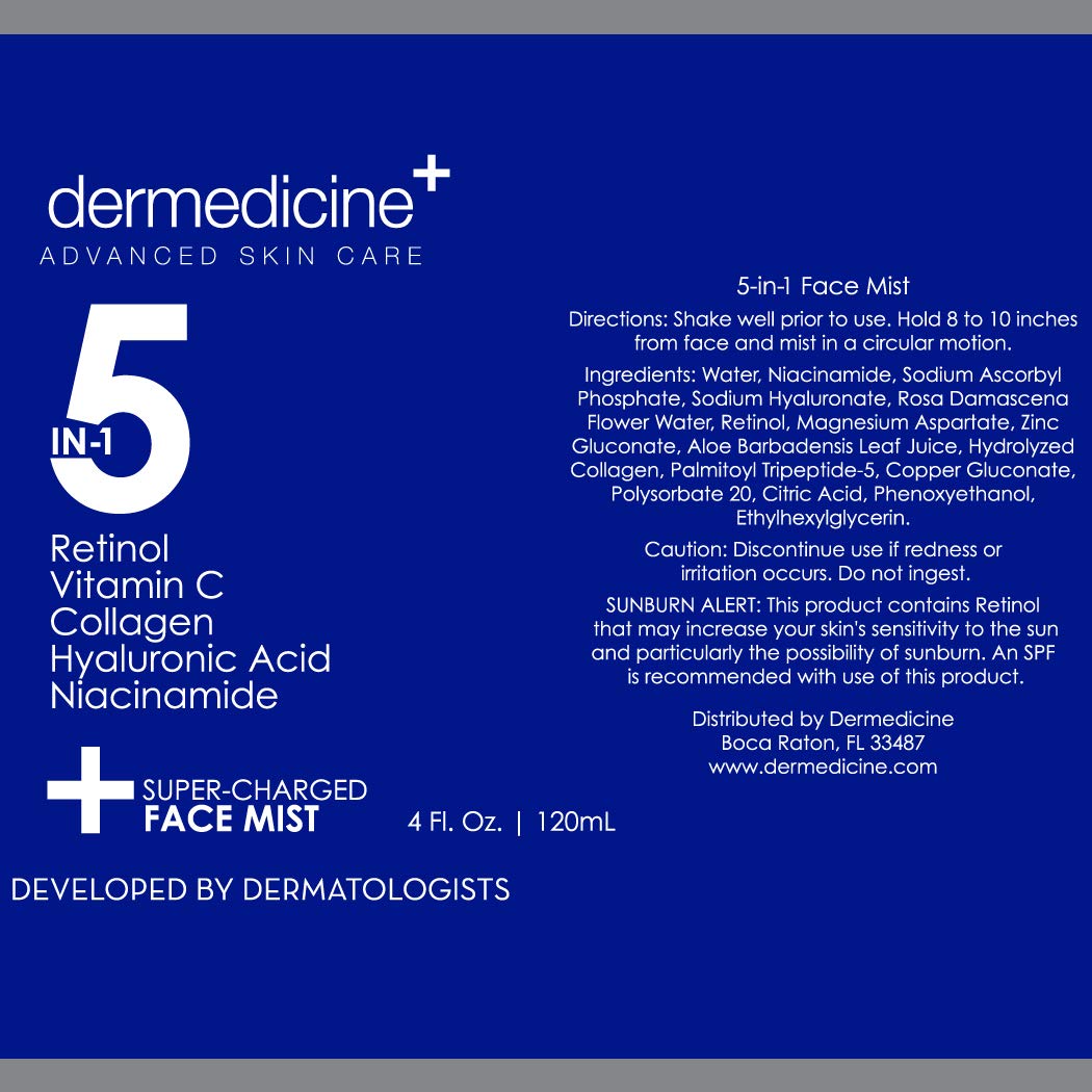 Dermedicine usage quotidien pour peau saine et radieuse après vaporisation
