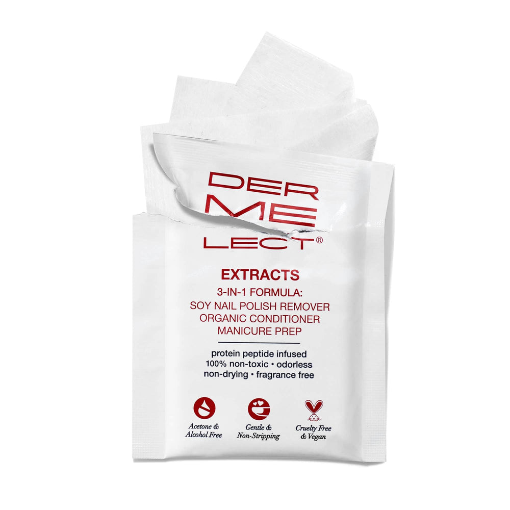 Utilisation mobile avec Dermelect Extracts pour une préparation rapide des ongles en voyage