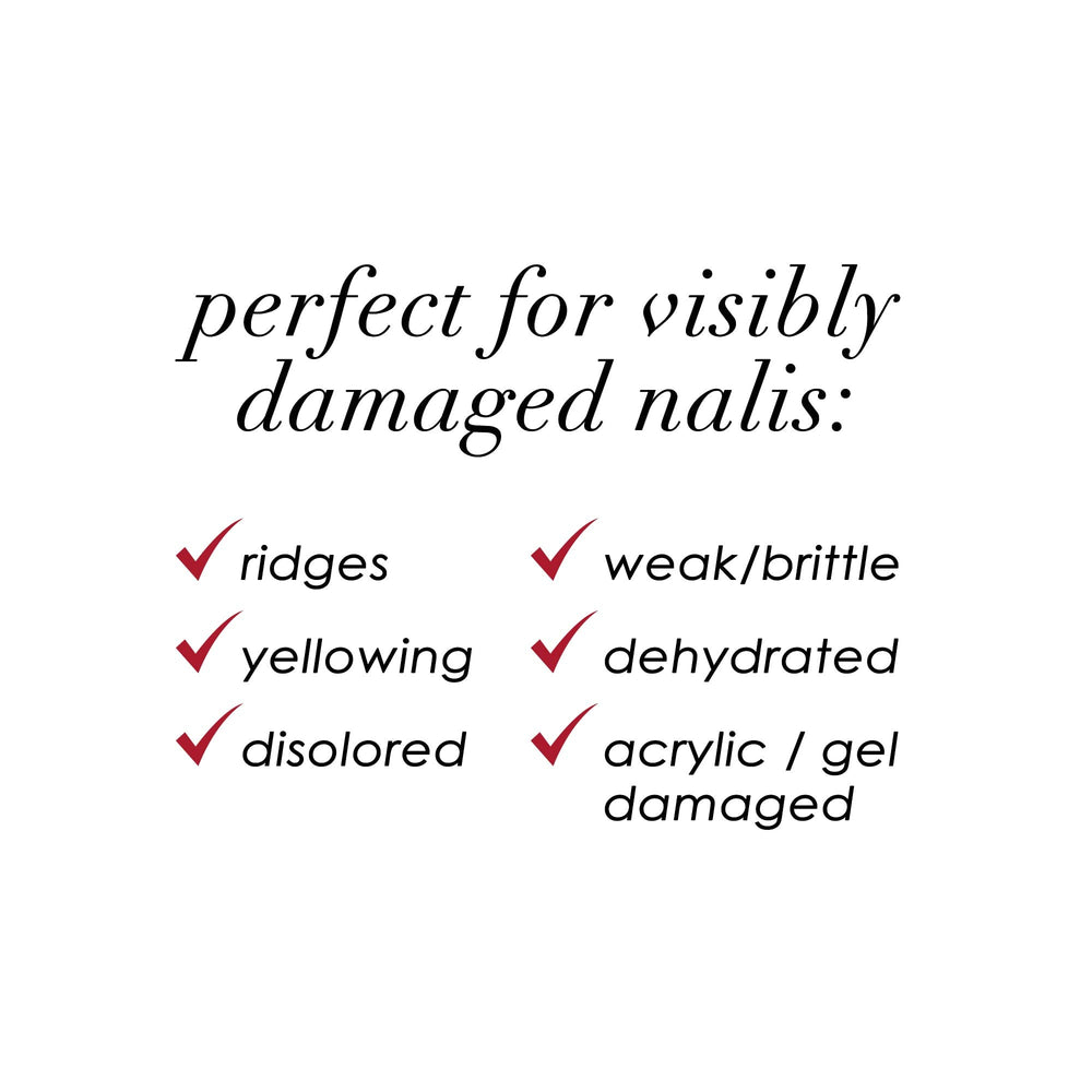 Dermelect Transfix basecoat creates a smooth base for even polish application.