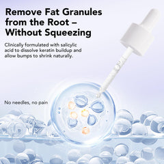 Applicateur du sérum DERMFREE Milia Remover facilitant l’application ciblée