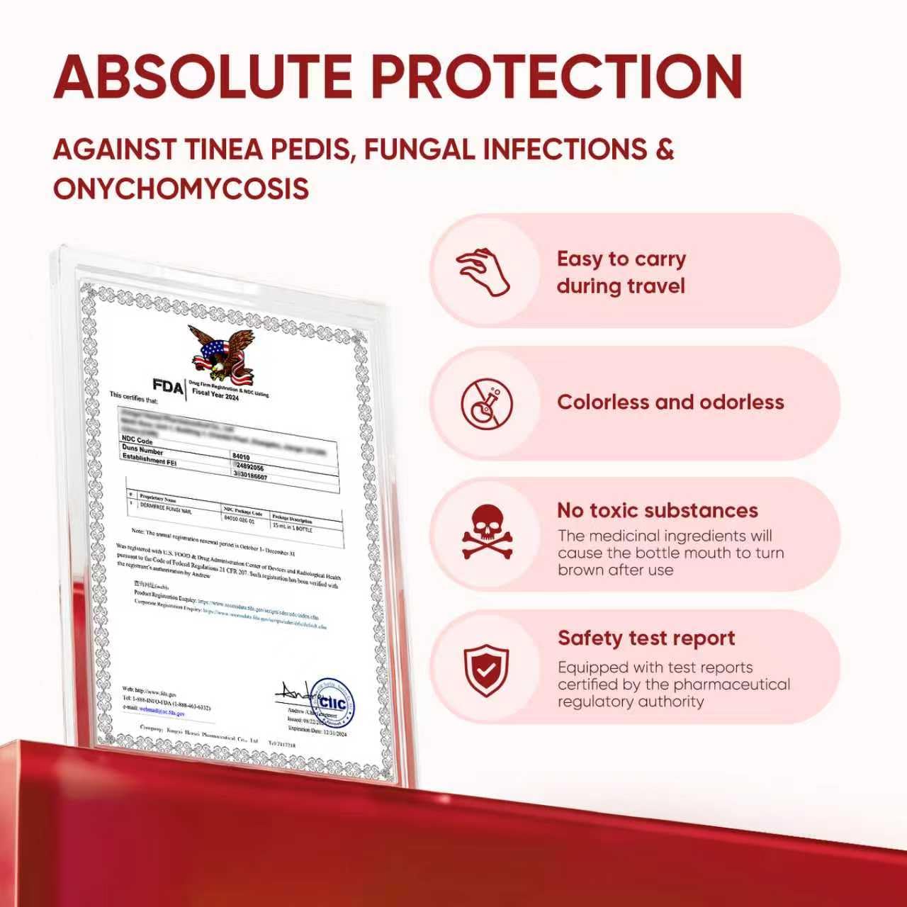 DERMFREE Traitement Ongles des Pieds – Confort et confiance au quotidien.