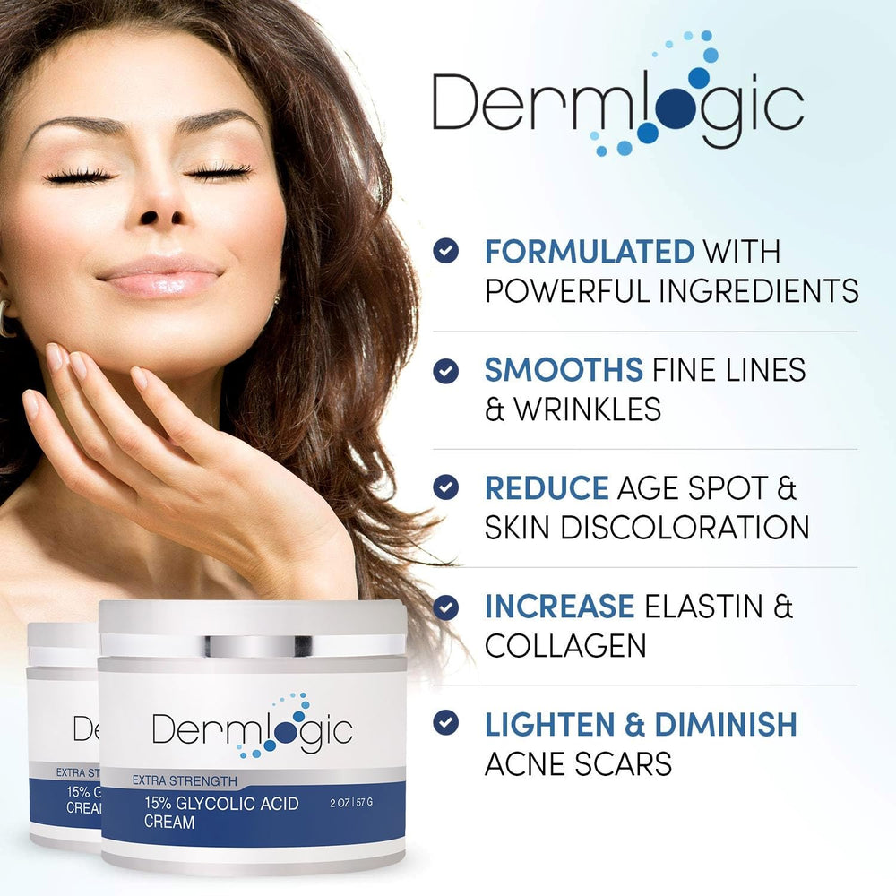 Dermlogic Glycolique 15% – étape d application facile sur la peau